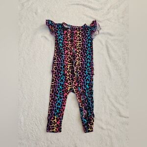 Bums & Roses Lisa Frank Romper 9-12mo